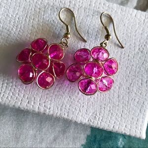 Floral earrings